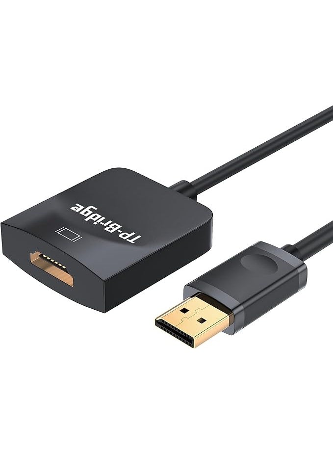 TP-BRIDGE DP to HDMI 4K Plug & Play Convertor /Adapter Cable, UHD 1080p@240Hz, High-Performance DisplayPort to HDMI for PC, Monitors, Samsung, Sony, Gaming e.t.c - Image 2